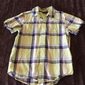 Gap Kids boys plaid shirt